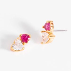 Aretes en forma de corazon