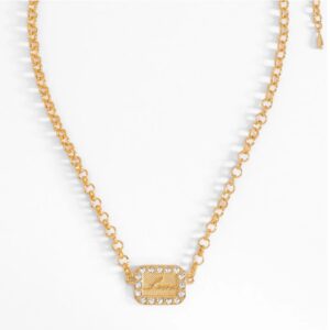 collar en baño de oro